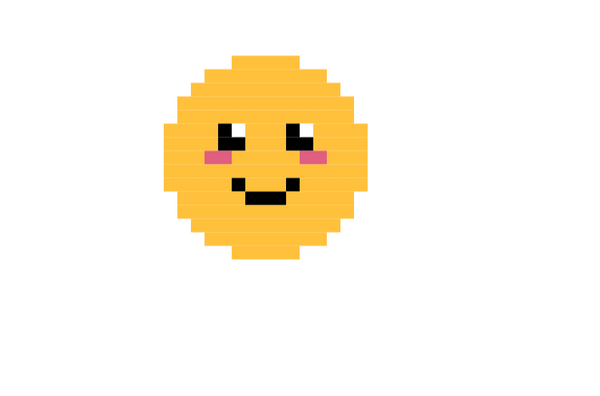 Smiley Pixel Art