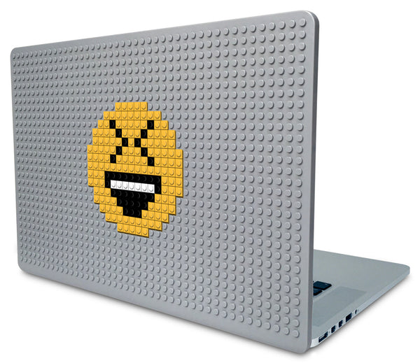 Smiling Face With Open Mouth and Tightly-Closed Eyes Emoji Laptop Case