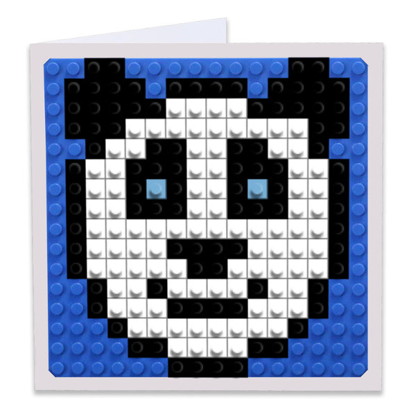 Smiling Panda Bear Greeting Card