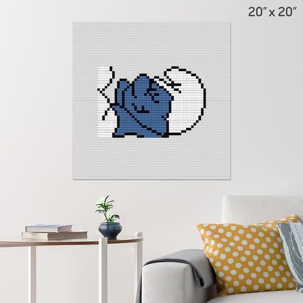 Smurf Brick Poster