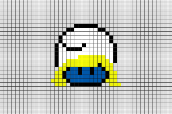 Smurfette Pixel Art
