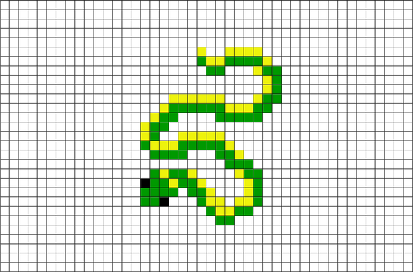 Snake Pixel Art