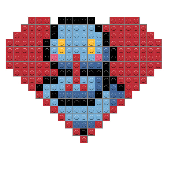 Snake popping out of heart