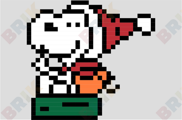 Snoopy Pixel Art