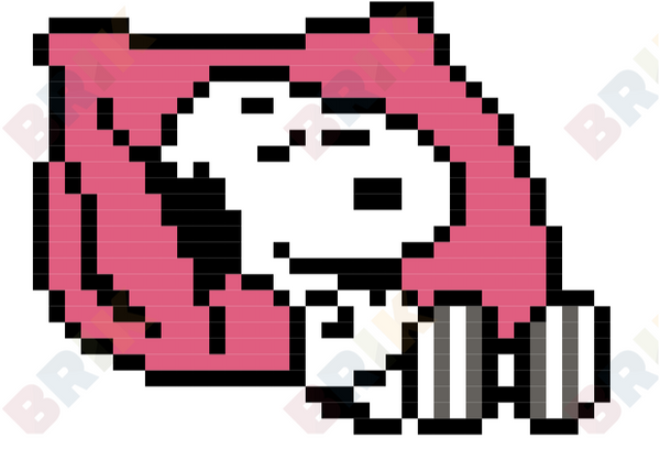 Snoopy Pixel Art
