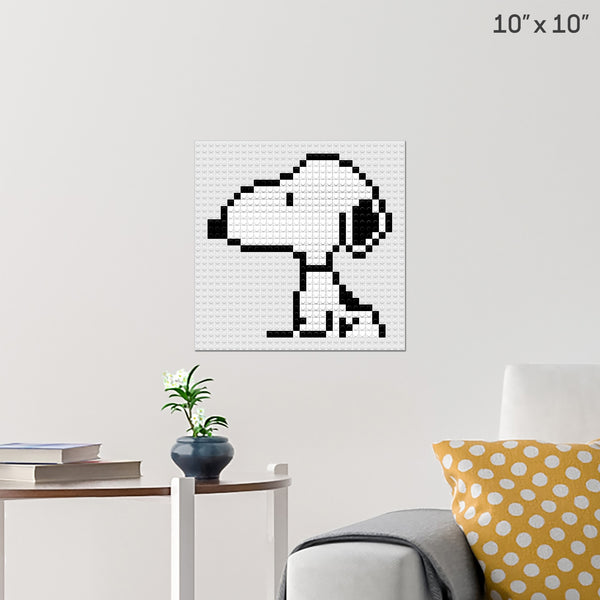 Snoopy Brick Poster