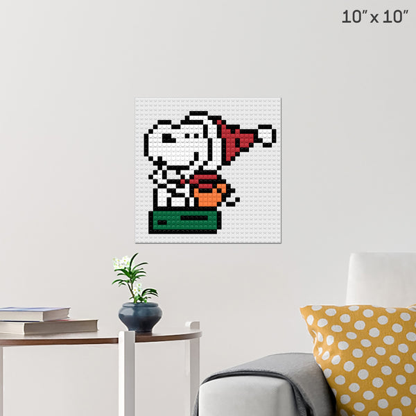 Snoopy Brick Poster