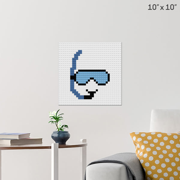 Snorkel Brick Poster