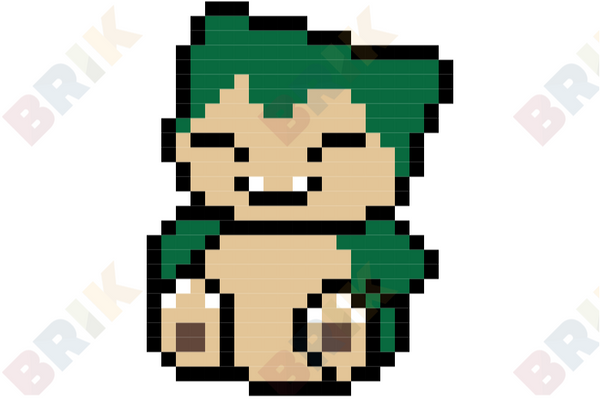 Snorlax Pixel Art