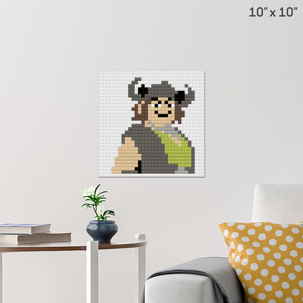 Snotlout Brick Poster