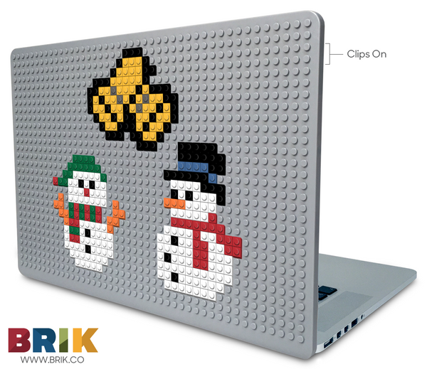 Snow Men and Bell Laptop Case