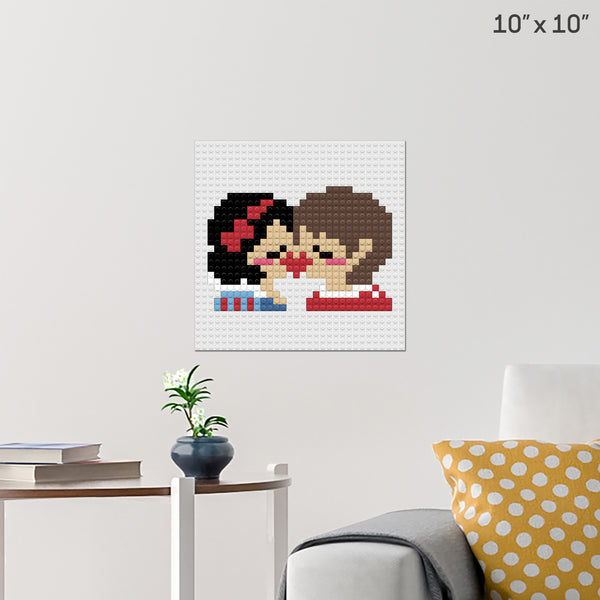 Snow White and the Prince Brick Poster