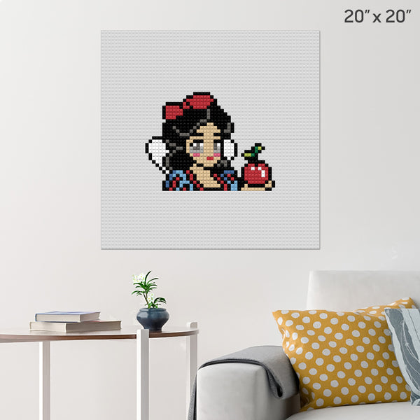 Snow White Brick Poster