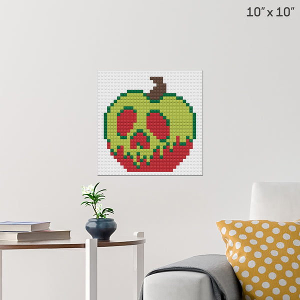 Snow White Poisoned Apple Brick Poster