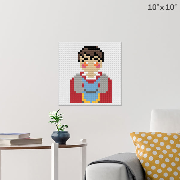 Snow White Prince Brick Poster