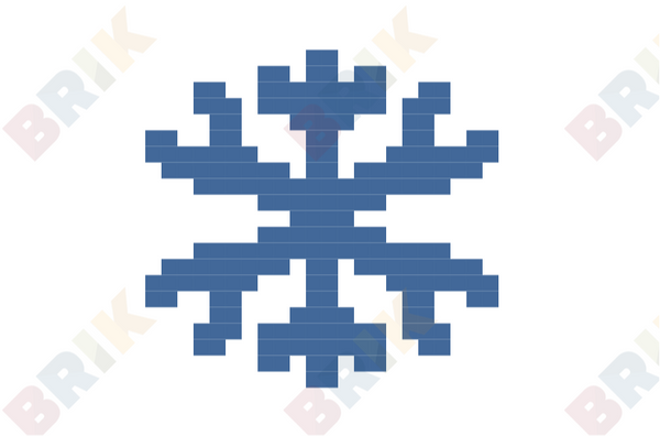 Snowflake Pixel Art