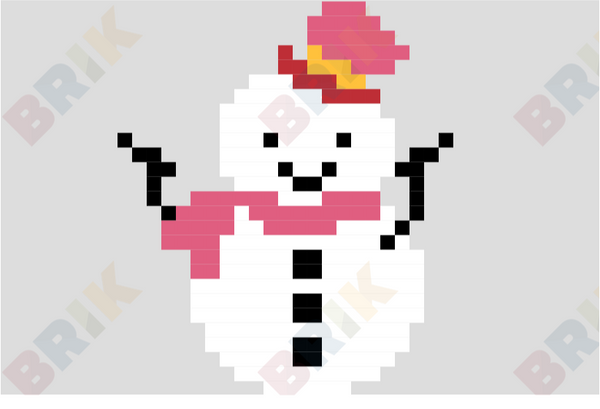 SnowmanPixel Art