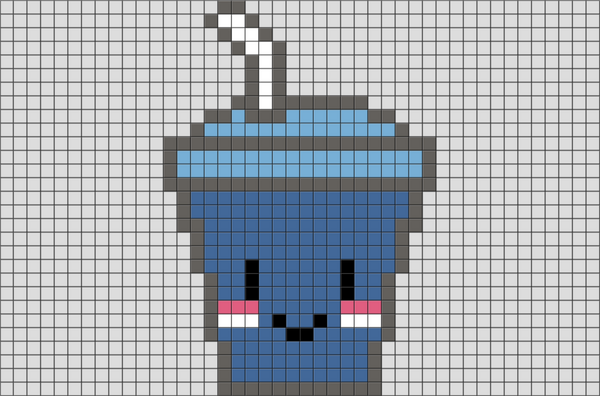 Soda Cup Pixel Art