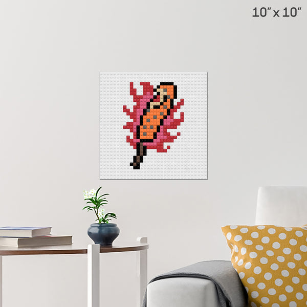 Something on a Stick Day Brick Poster