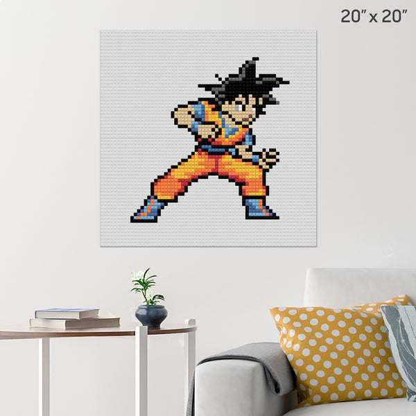 Son Goku Brick Poster