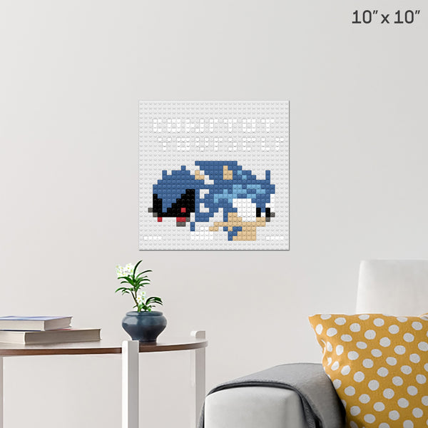 sonic confronting yourself Brick Poster