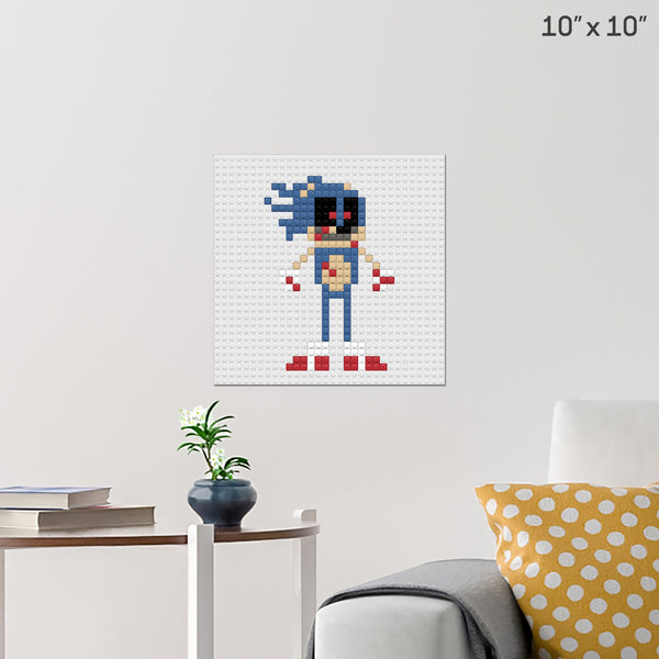 sonic .exe Brick Poster