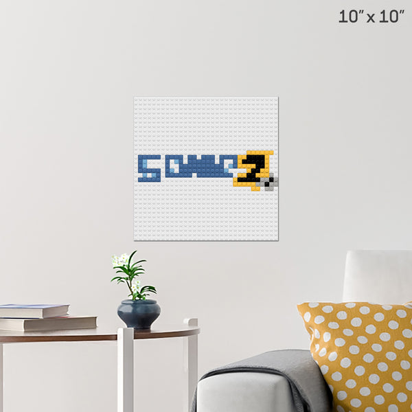 Sonic The Hedgehog 2 Brick Poster