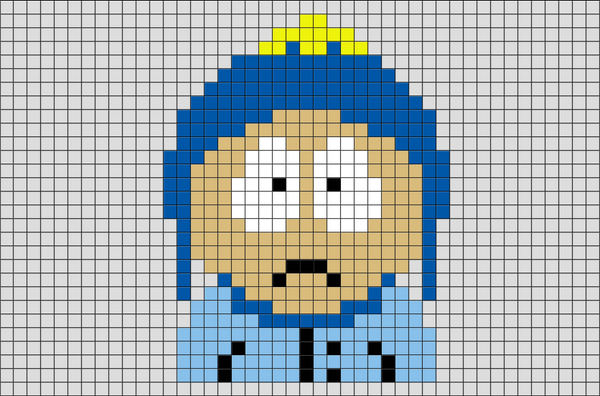 South Park Craig Pixel Art