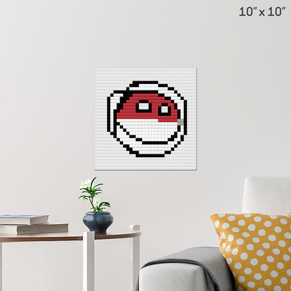 Spaaaceeee Brick Poster