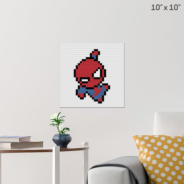 Spider-Man Brick Poster