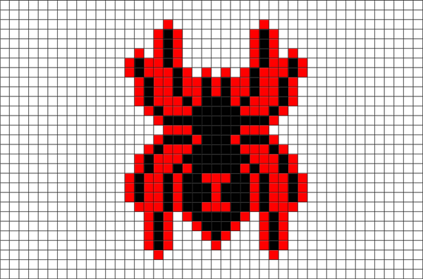 Spider Pixel Art