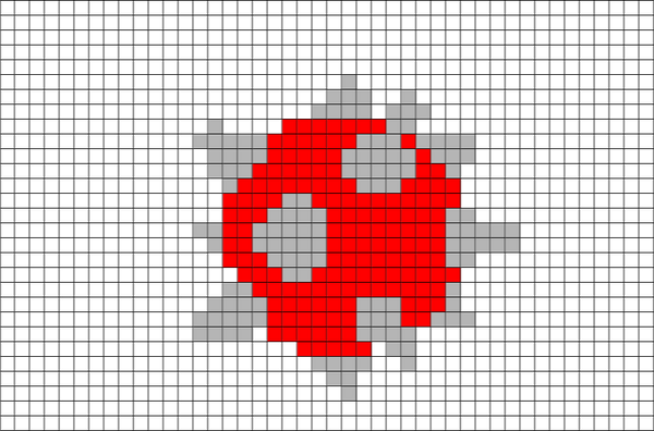 Spiny Egg Pixel Art