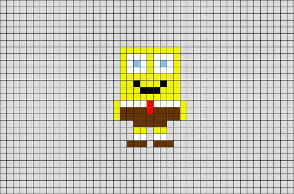 Sponge Bob 2 Pixel Art