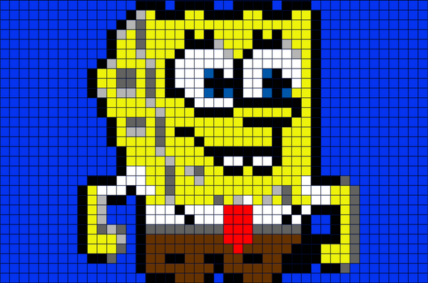 Sponge Bob Pixel Art