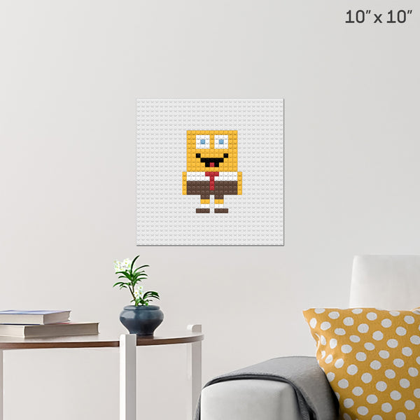 SPONGEBOB-Laugh Brick Poster