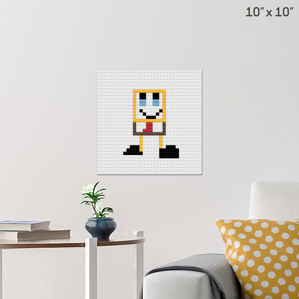 spongebob Brick Poster