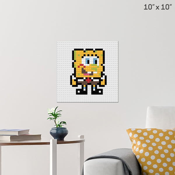 Spongebob  Pals Brick Poster