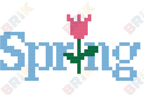 Spring Pixel Art