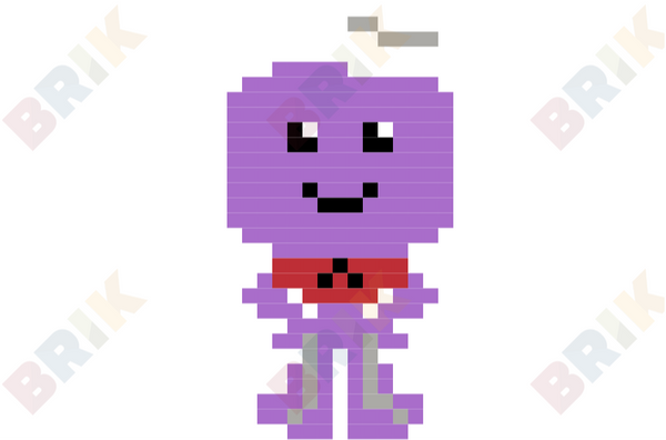 Squiddly Diddly Pixel Art