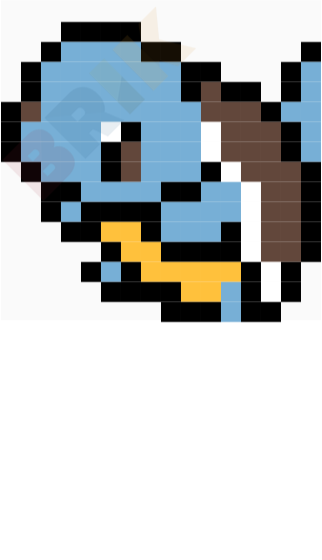 Squirtle Pixel Art