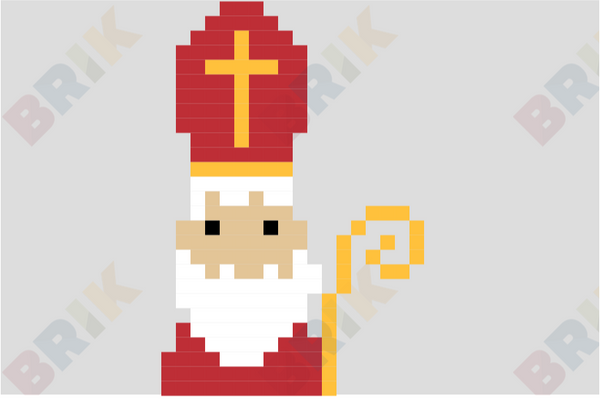 St. Nicholas Day Pixel Art