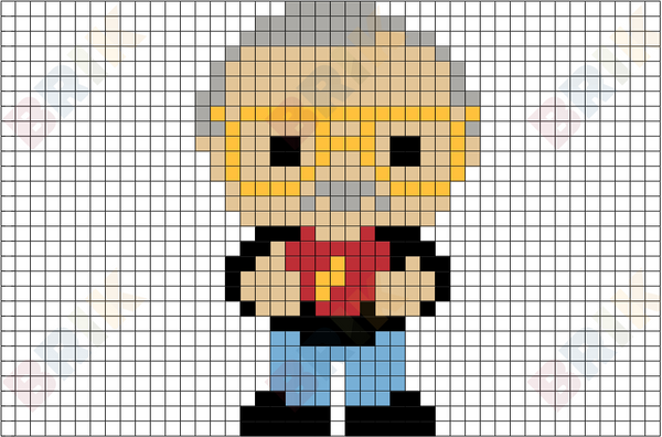 Stan Lee Pixel Art