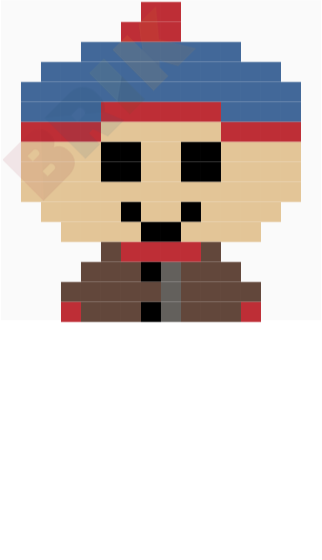 Stan Marsh Pixel Art
