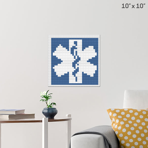 Star of Life Brick Poster
