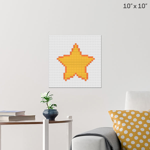 Star Brick Poster