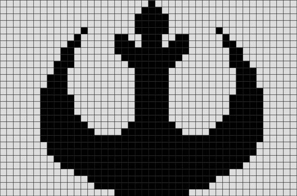 Star Wars Rebel Alliance Pixel Art