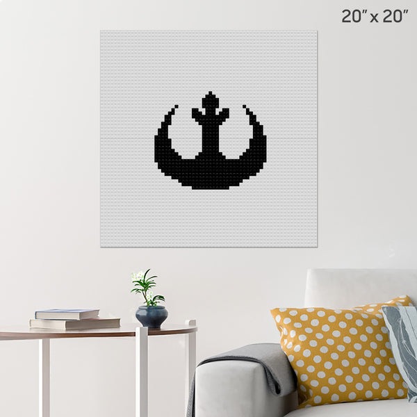 Star Wars Rebel Alliance Brick Poster