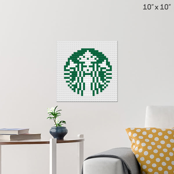 Starbucks Corporation Brick Poster