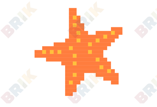 Starfish Pixel Art