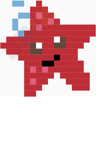 Starfish Pixel Art